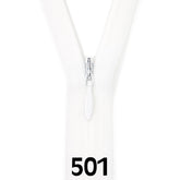 Blinde Rits 60 cm - 501 wit Rits BLINDE - RITS - 60 - 501